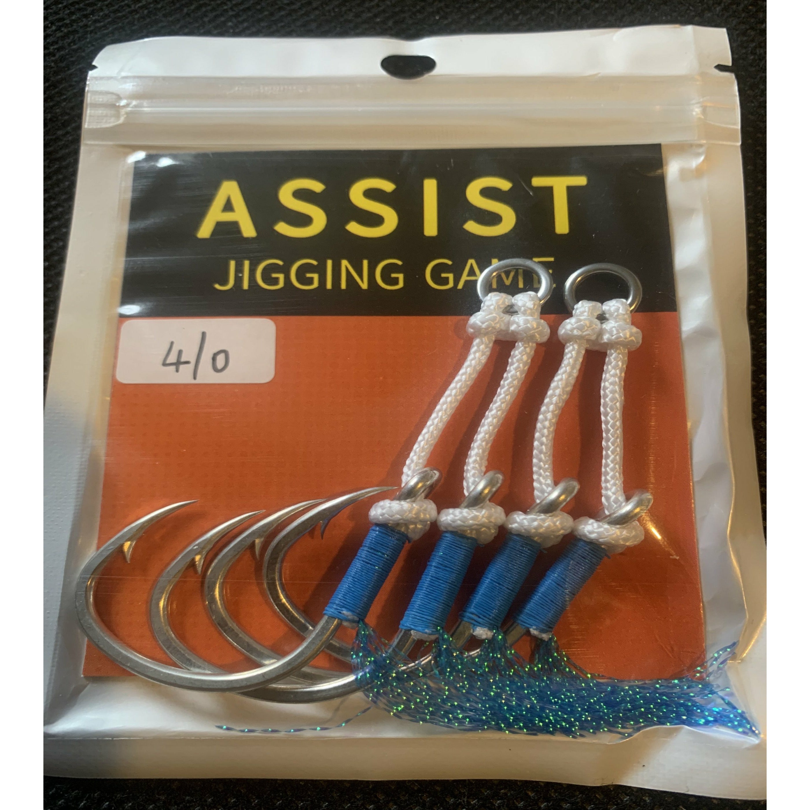 TWIST & TURN TACKLE  Assist -Jig -Hooks-Blue Bind