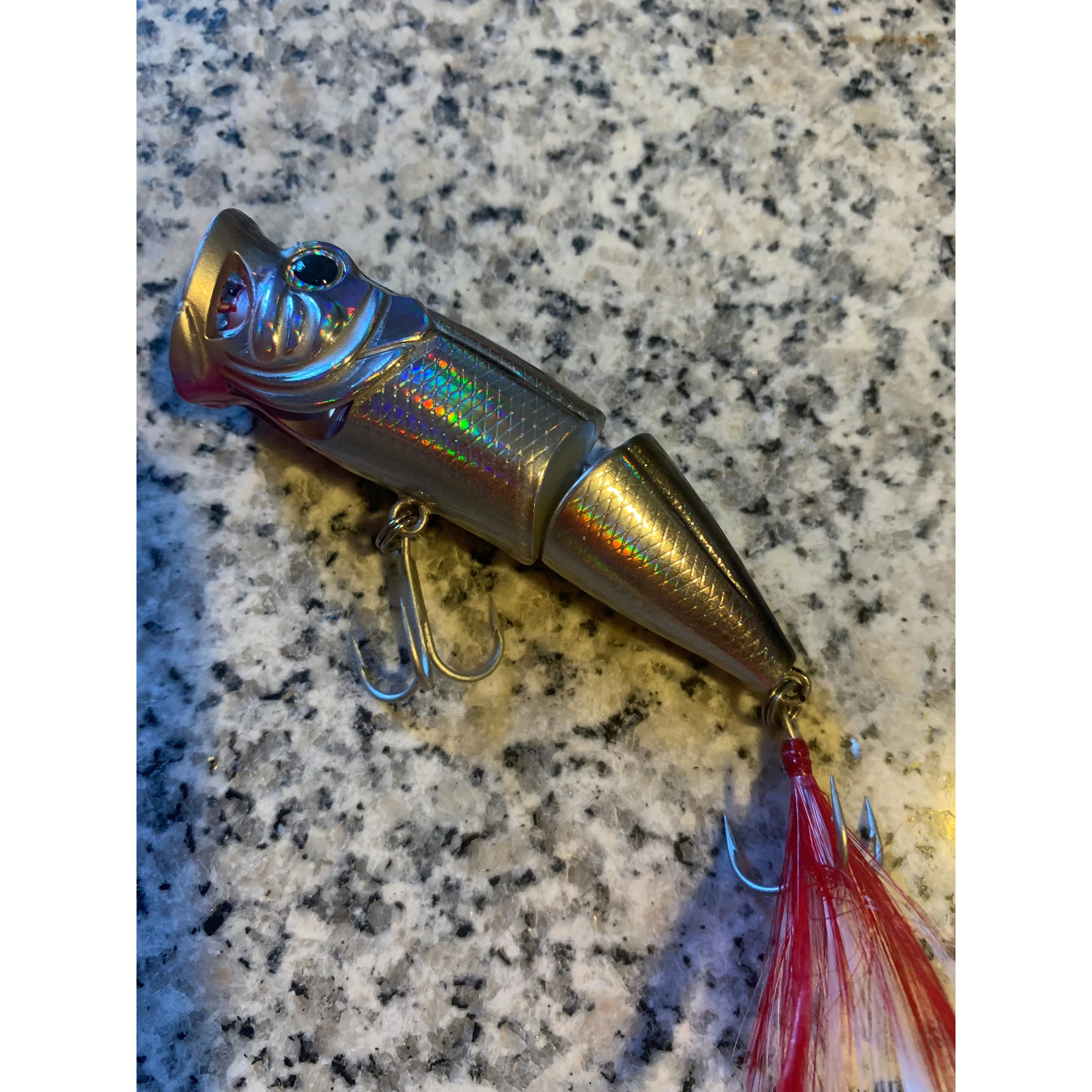 Hard body top water jointed popper 90mm 11g